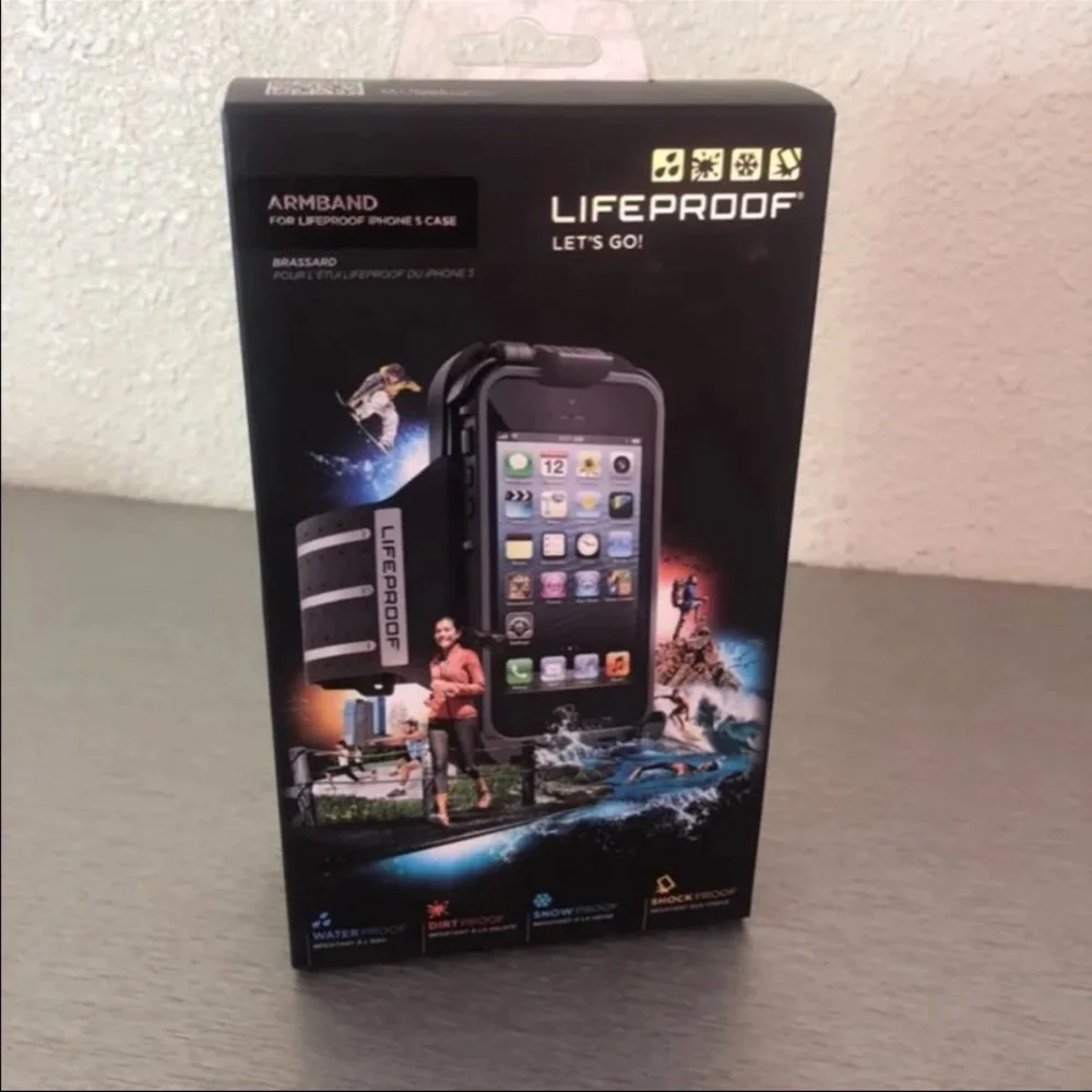 LifeProof iPhone 5 Armband Case | Waterproof Running Arm Band | NIB